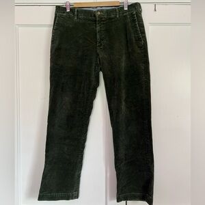 Polo Ralph Lauren Classic Fit Corduroy Pants in Green